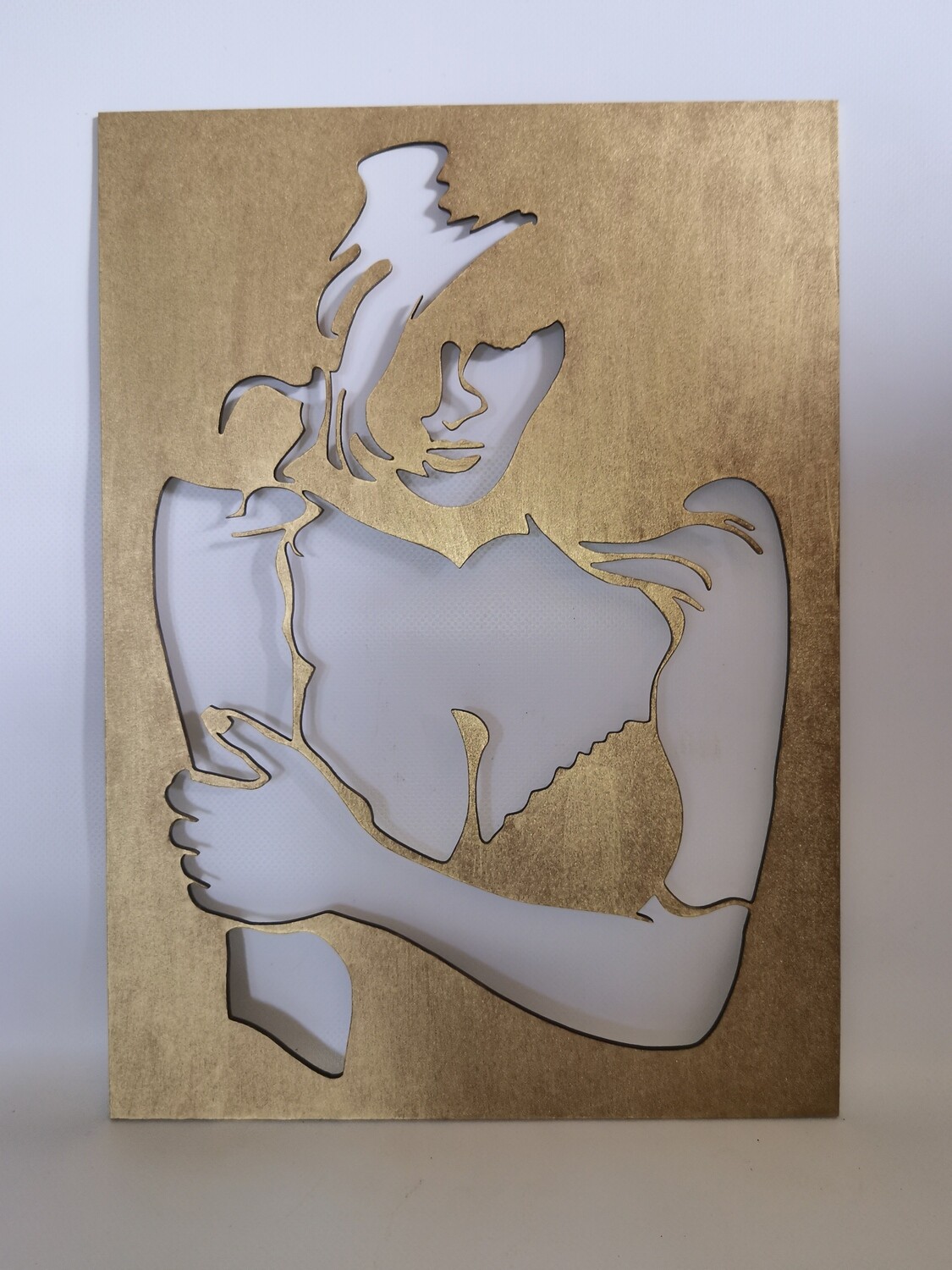 Lady Silhouette cut out.