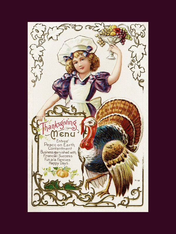 Thanksgiving Menu