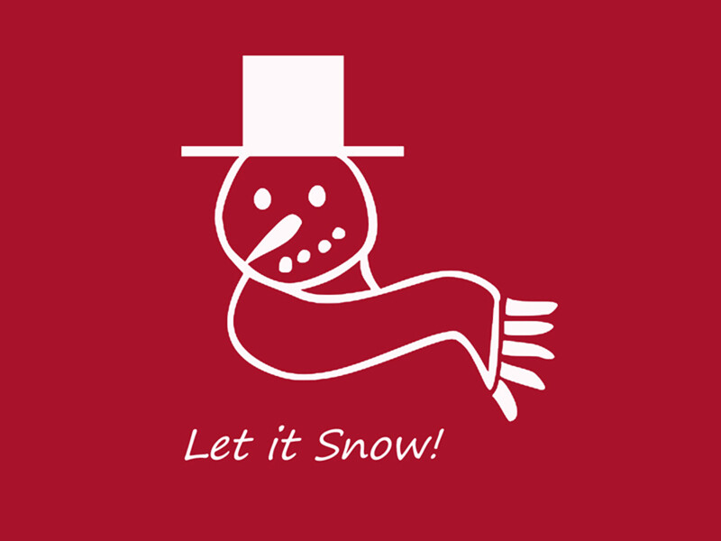 Let it Snow Red