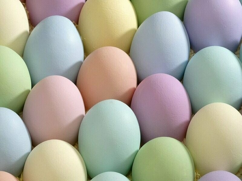Colored Easter Eggs