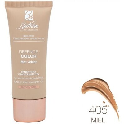 BIONIKE - DEFENCE COLOR FONDOTINTA MAT VELVET 405 MIEL 30ML
