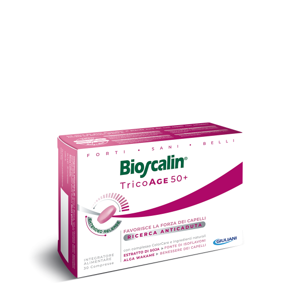 Bioscalin TricoAge 50+ trattamento anticaduta donna 30/60 compresse