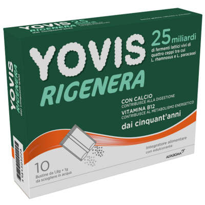 YOVIS RIGENERA 50+ 10BUSTINE INTEGRATORE FERMENTI LATTICI