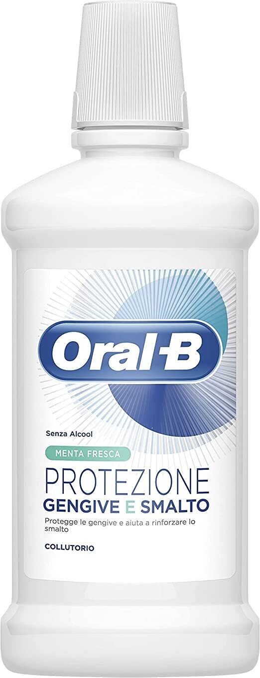 Oral-B Collutorio Protezione Gengive e Smalto alla Menta Fresca, 500ml