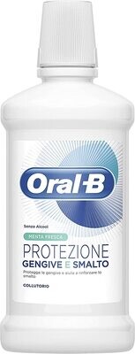 Oral-B Collutorio Protezione Gengive e Smalto alla Menta Fresca, 500ml