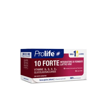 Prolife 10 Forte 10 Flaconcini 8 ml Integratore Fermenti Lattici Vivi