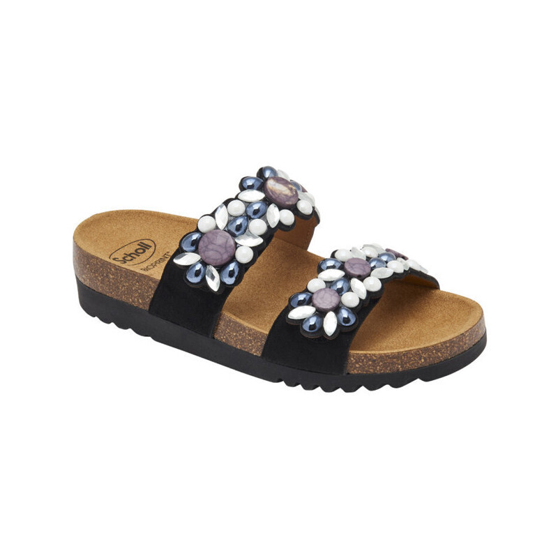 Sandalo Sintra 2 Straps Microfibra NERO