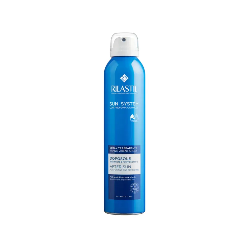 SUN SYSTEM SPRAY TRASPARENTE DOPOSOLE IDRATANTE E RINFRESCANTE