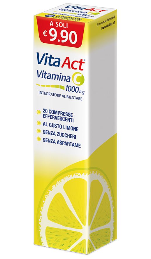 VITA ACT VITAMINA C 1.000mg - compresse effervescenti