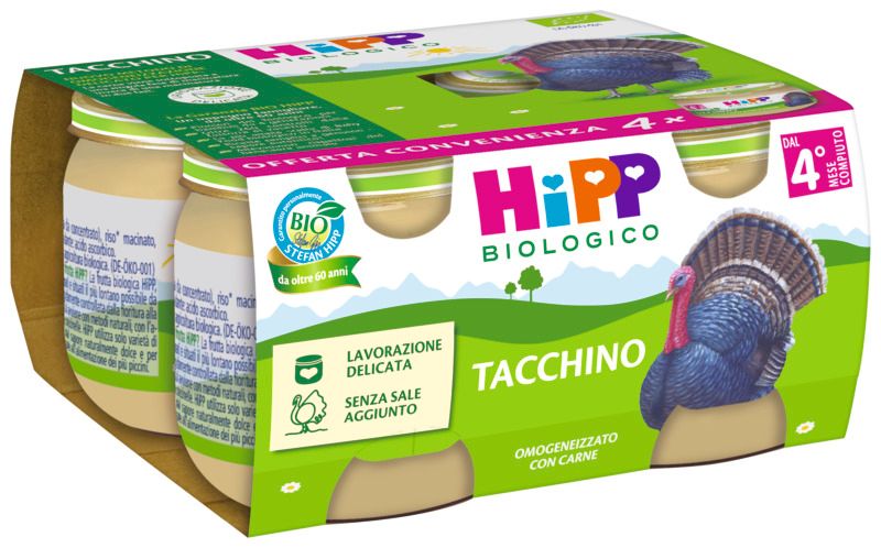 TACCHINO HIPP 4X80GR