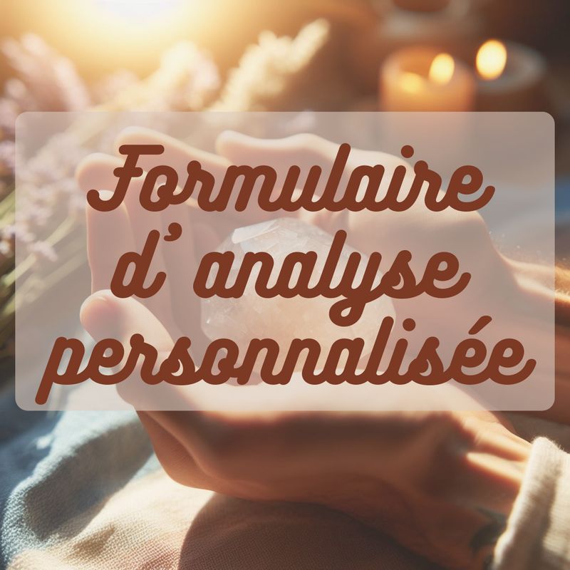 QUESTIONNAIRE PERSONNALISÉ
