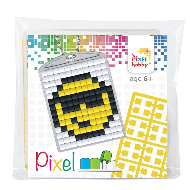 Smiley Pixel Hobby Keyring
