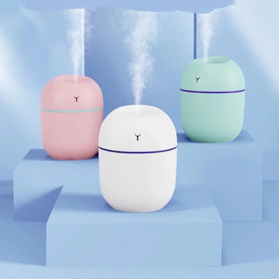 Portable Ultrasonic Air Humidifier/Fragrance Diffuser with LED Night Lamp