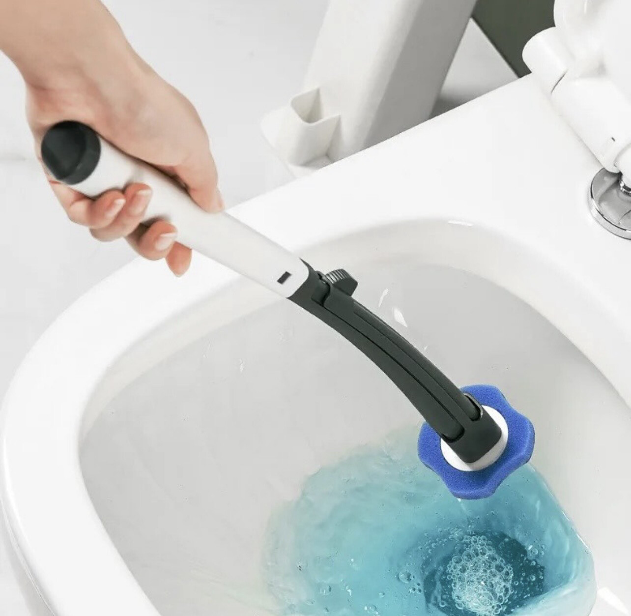 Disposable Head Toilet Brush Cleaner