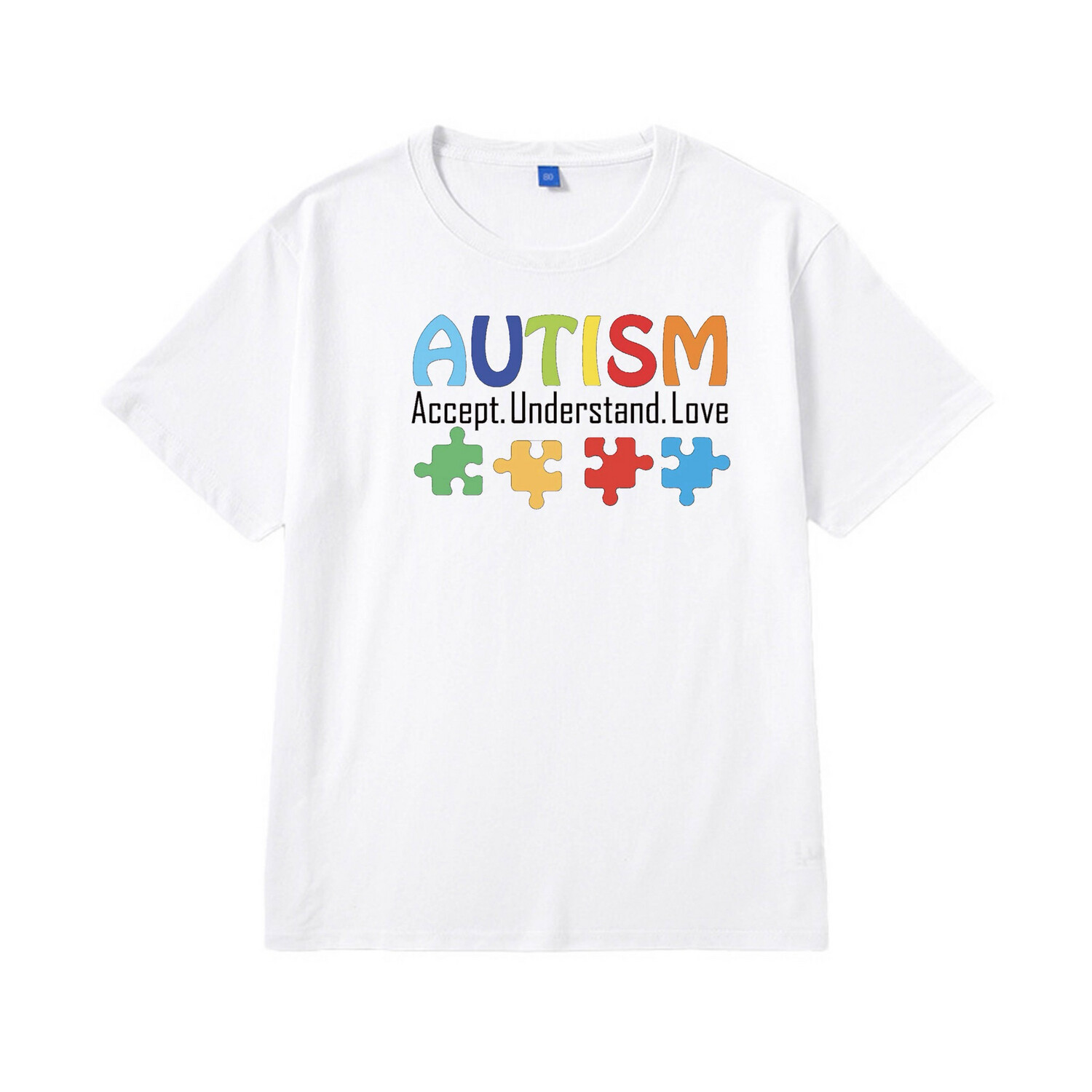 Children Autism Awareness T Shirt - Accept Understand Love