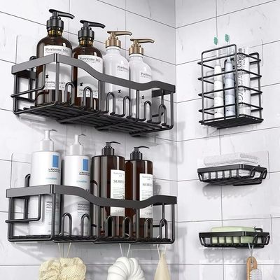 5 Pc Stainless Steel Shower Caddy