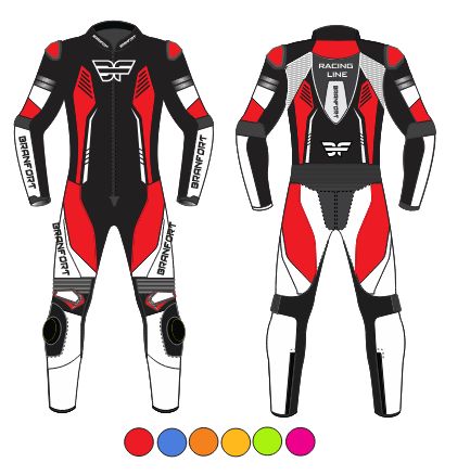 Leather Racing Motorcycle Suit