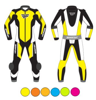 Leather Racing Motorcycle Suit