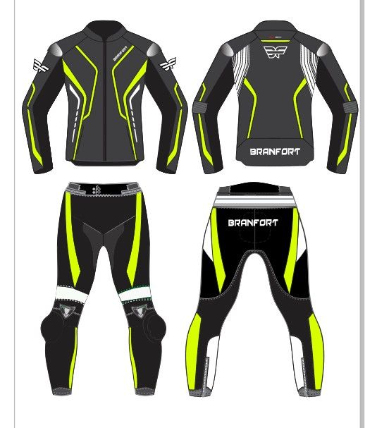 Leather Racing Motorcycle Suit