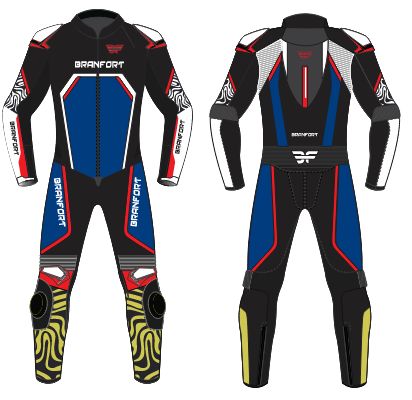 Leather Racing Motorcycle Suit