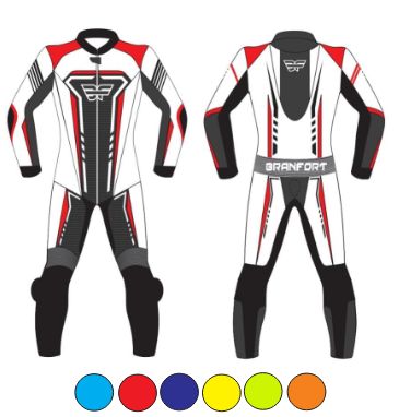 Leather Racing Motorcycle Suit
