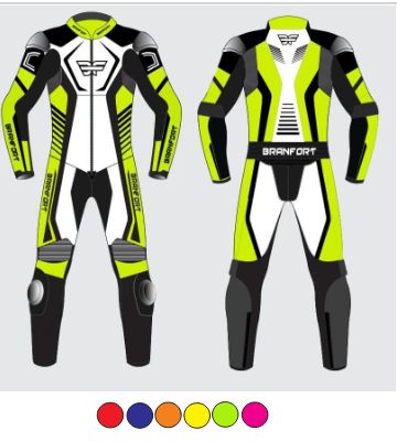 Leather Racing Motorcycle Suit