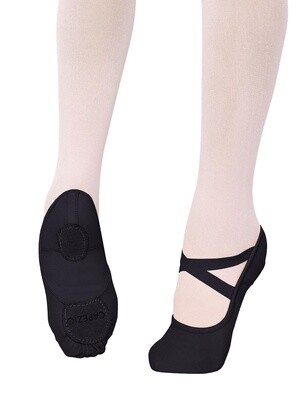 Capezio Hanami Canvas Ballet Shoe Black