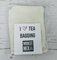 Modest Mix Reusable Muslin Tea Bag S/2