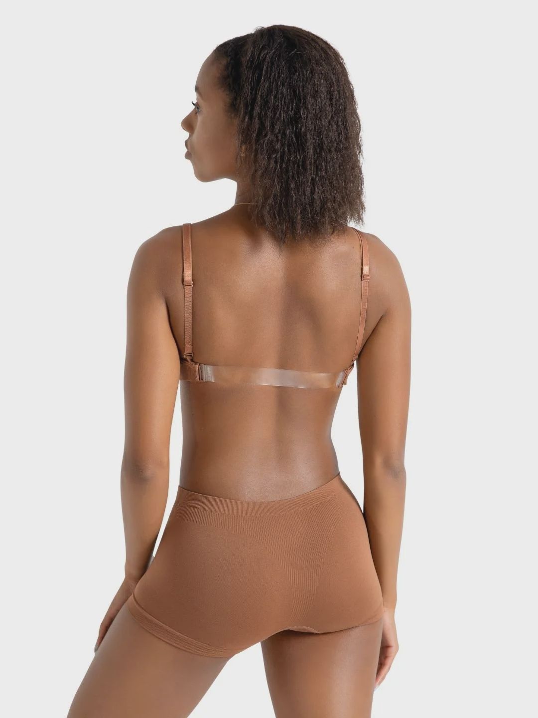 Clear Back Bandeau Bra