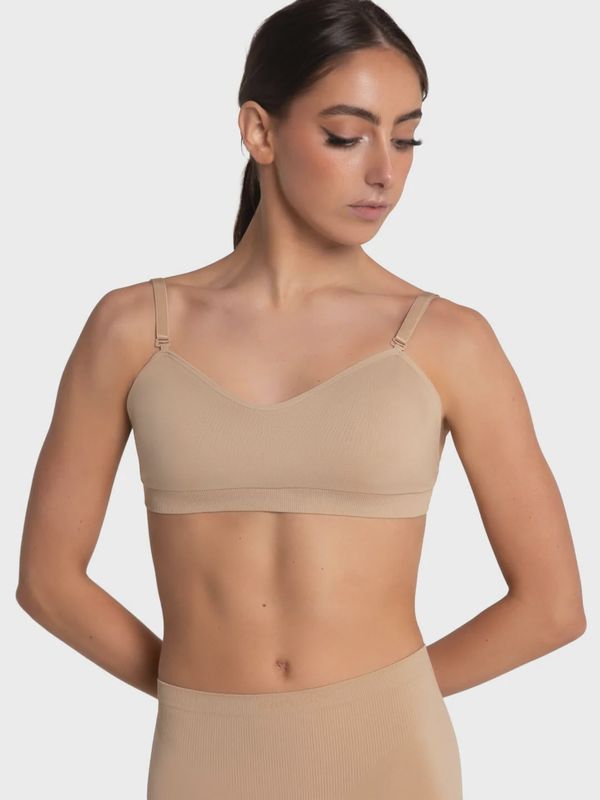 Clear Back Bandeau Bra