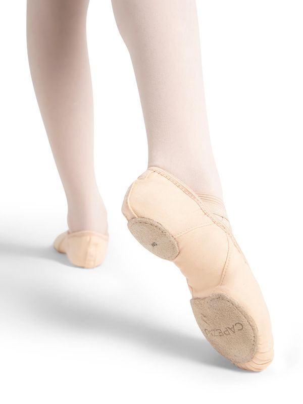Capezio Child Hanami Canvas Ballet Shoe, Light Pink