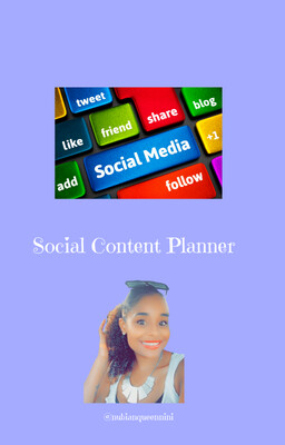 Social Content Planner - ENGLISH Social Content Planner - ENGLISH