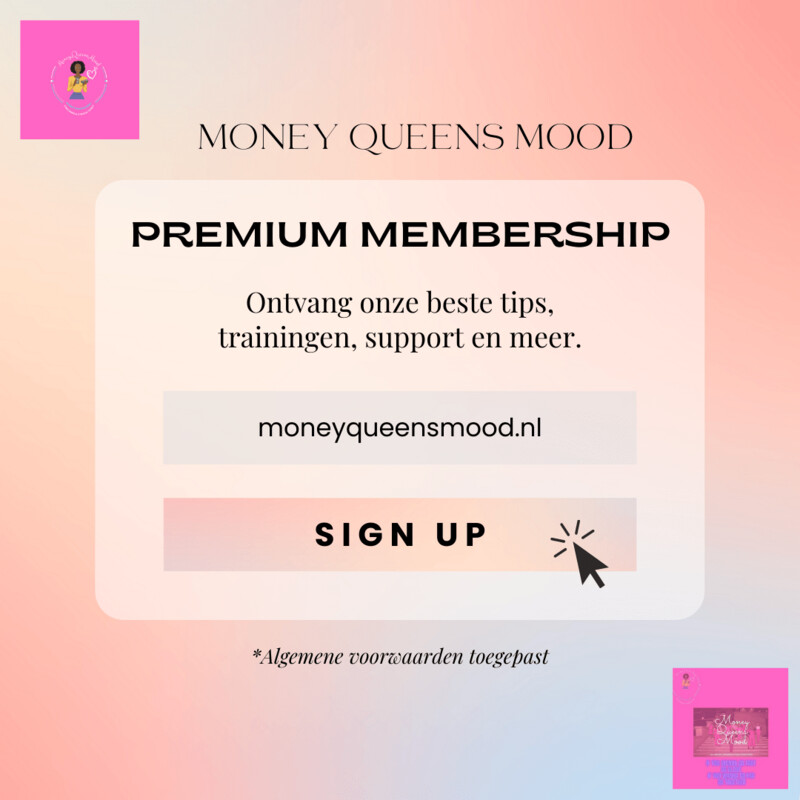Money Queens Mood - Royalty Membership (Volledige betaald MET 2 maanden KORTING) Money Queens Mood - Royalty Membership (Volledige betaald MET 2 maanden KORTING)