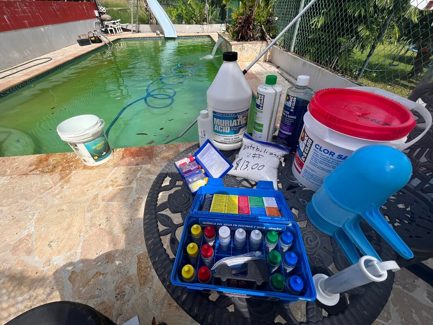 Diagnostico y evaluación de piscina