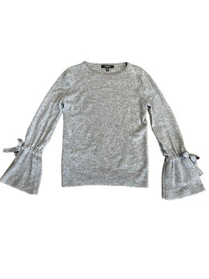 Saks Fifth Avenue Gray Cashmere Sweater Size XS/TP