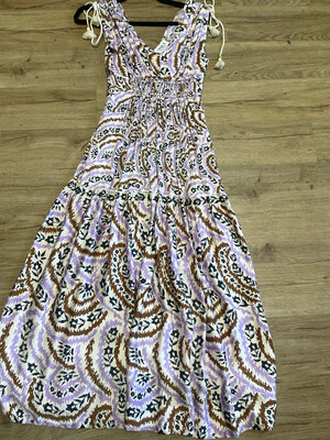 Omika Rosalita Midi Dress Lucia Lavender Size XS