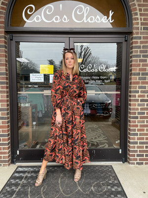 Cleobella Sabine Printed Ankle Dress Size XS