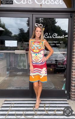 Marie Oliver Shawna Rainbow Dress XS/S - NWT