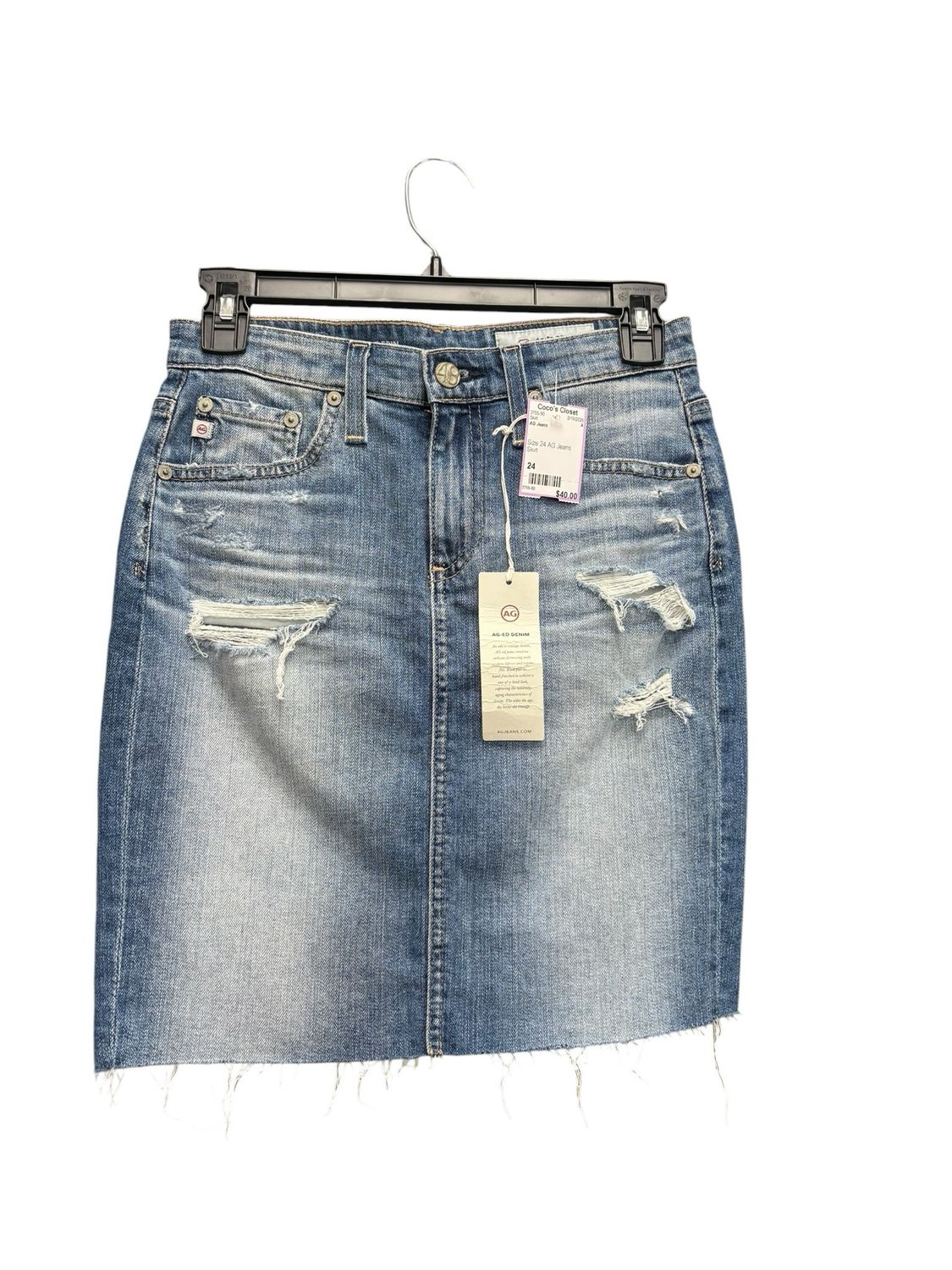 AG Jeans Size 24 Skirt