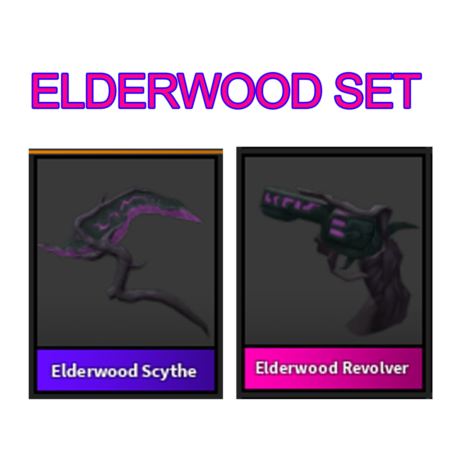 Murder Mystery 2 Elderwood Set - MM2 ELDERWOOD SET