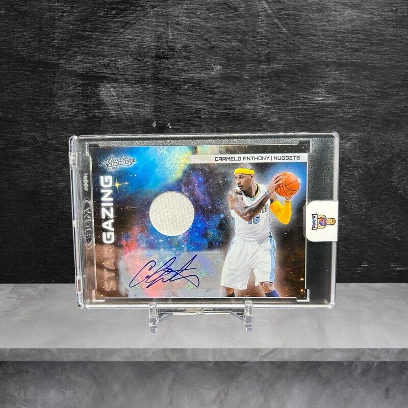 Carmelo Anthony Absolute Memorabilia Star Gazing Game Worn Patch Autograph 2011 #2/5