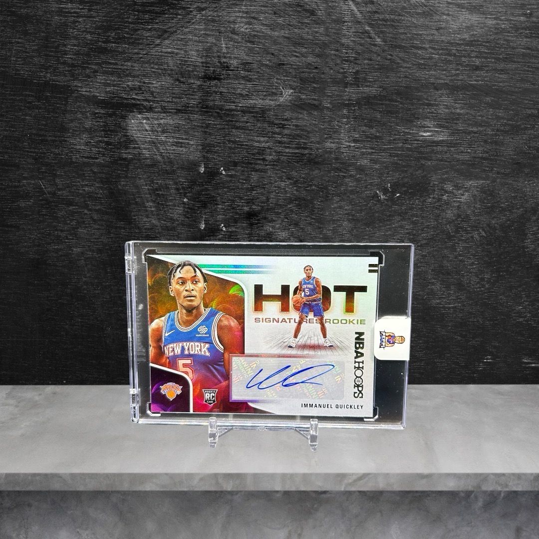 Immanuel Quickley Hoops Hot Signatures Rookie Autograph 2020-21