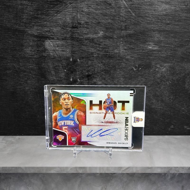Immanuel Quickley Hoops Hot Signatures Rookie Autograph 2020-21