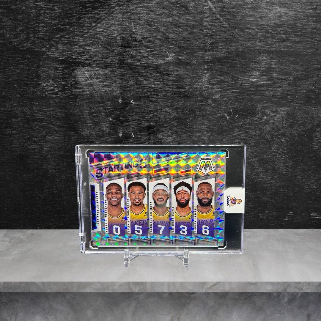 Lakers Starting Five Mosaic 2021-22