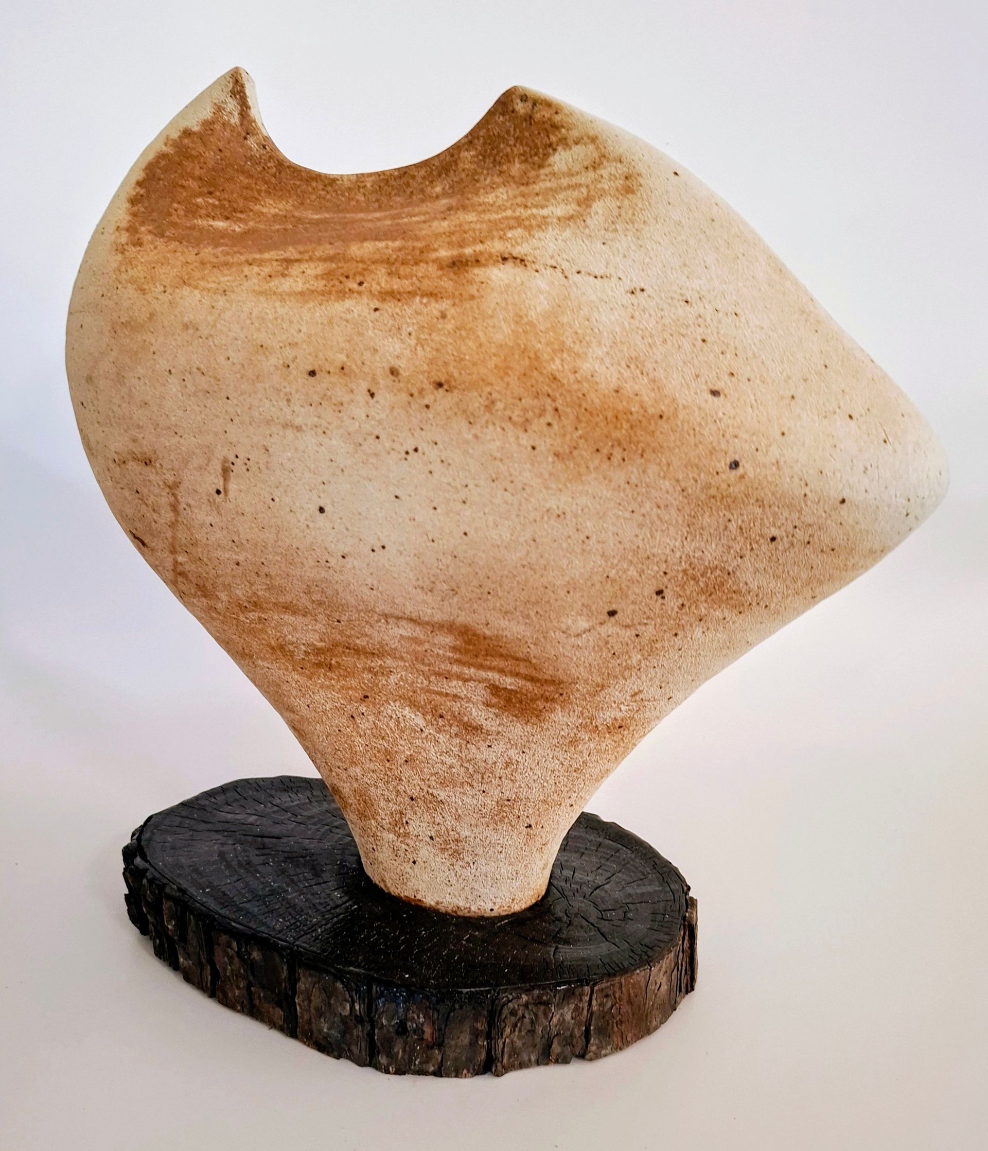 Large Matte Finished Ceramic Sculpture by Simon James