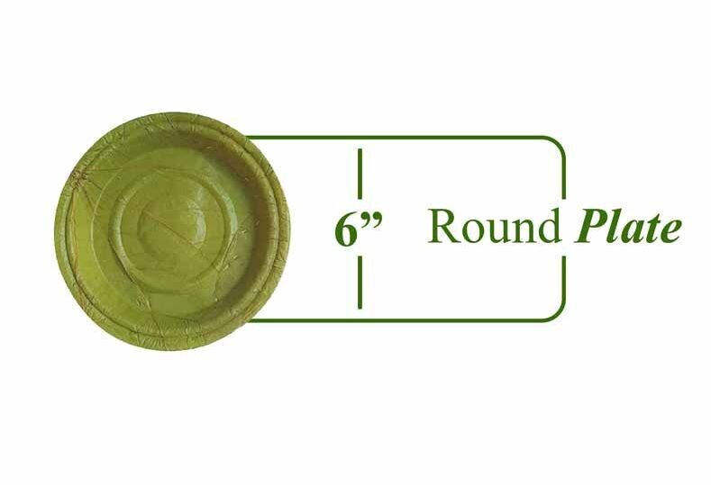6&quot; Round Natural Plate