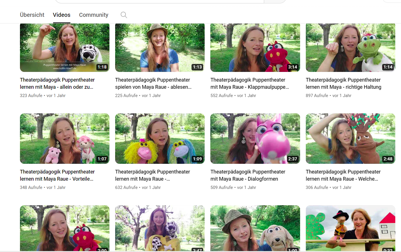 Zugang Privat Playlist - Puppenspiel Tipps