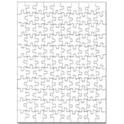 Puzzle, 7.5in x 9.5", 110pc Rectangle, Gloss