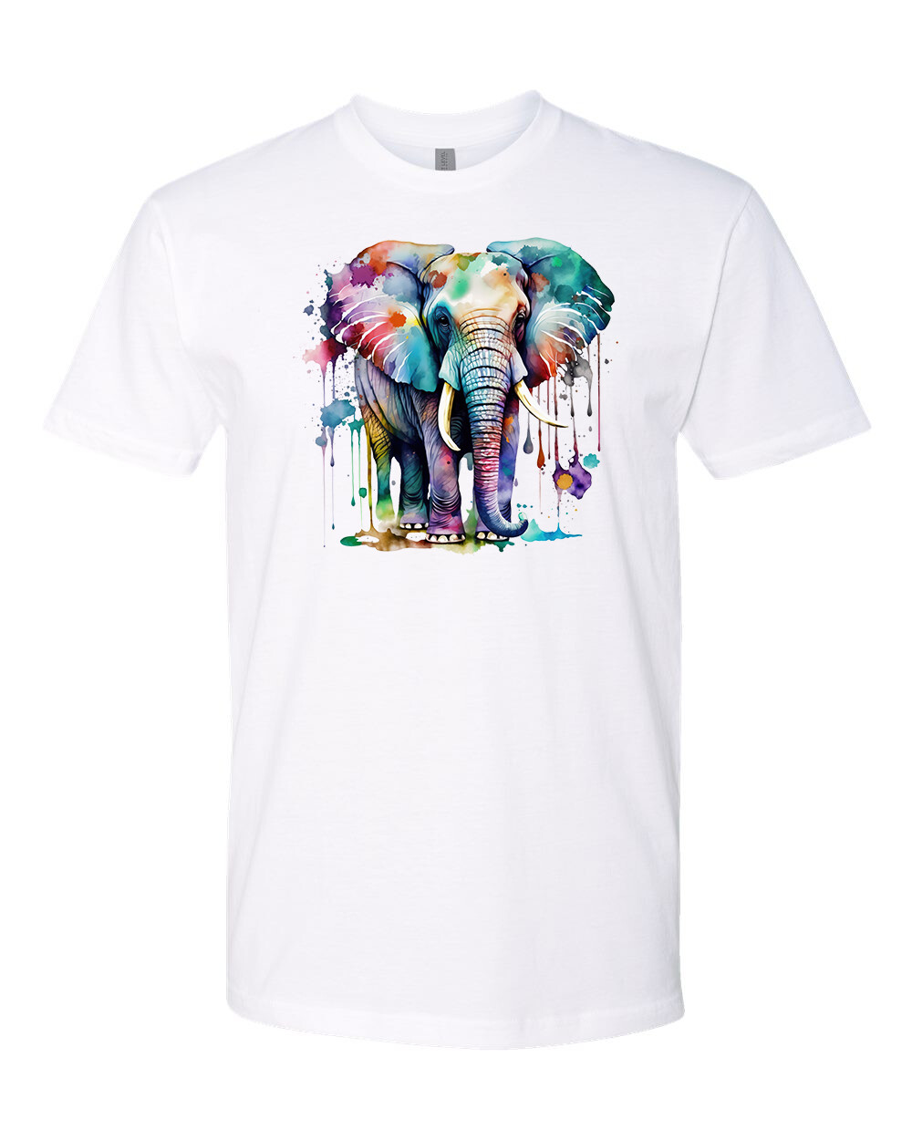 Next Level Unisex Cotton Tee Custom Print, Color: White