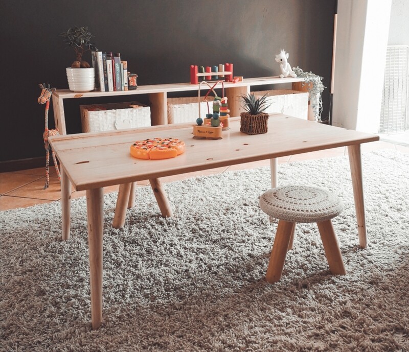 Combo - 1.5m Storage Unit and Square table